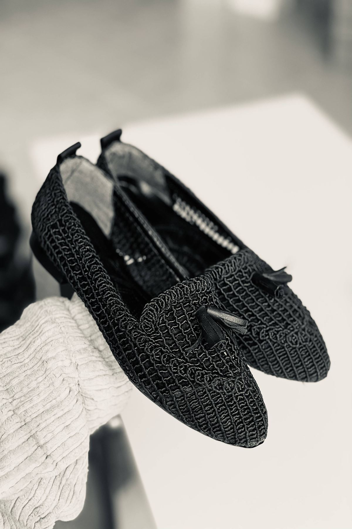 Mida Shoes Y210 Siyah Babet