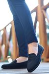 Mida Shoes ERBElla Siyah Deri Kadın Babet