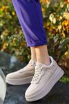 Mida Shoes ERBWONDİ Ten Bağcıklı Kadın Spor Ayakkabı