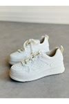 MDSHAİR Beyaz Spor Bayan Sneakers