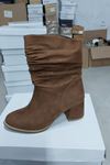 Mida Shoes Taba Süet Kadın Bot  