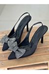Mida Shoes Fiona Siyah Topuklu Ayakkabı  