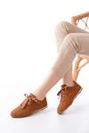 Mida Shoes RS-01 Taba Süet İnce Taban Günlük Spor Ayakkabı