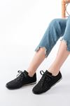Mida Shoes RS-01 Siyah Süet İnce Taban Günlük Spor Ayakkabı