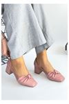 Mida Shoes Agnet Pudra Cilt Topuklu Ayakkabı